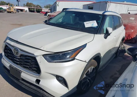 2021 Toyota Highlander Xle from USA, damaged, VIN 5TDGZRAH0MS528475